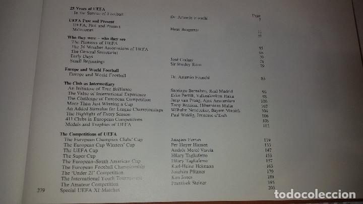 Coleccionismo deportivo: 25 A&Ntilde;OS DE LA UEFA (1954-1979). EN INGLES. - Foto 6