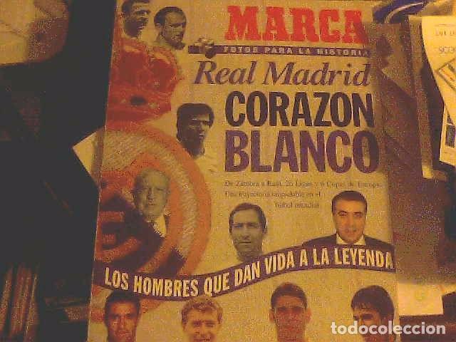 Coleccionismo deportivo: Marca - Real Madrid Coraz&oacute;n Blanco - Foto 1