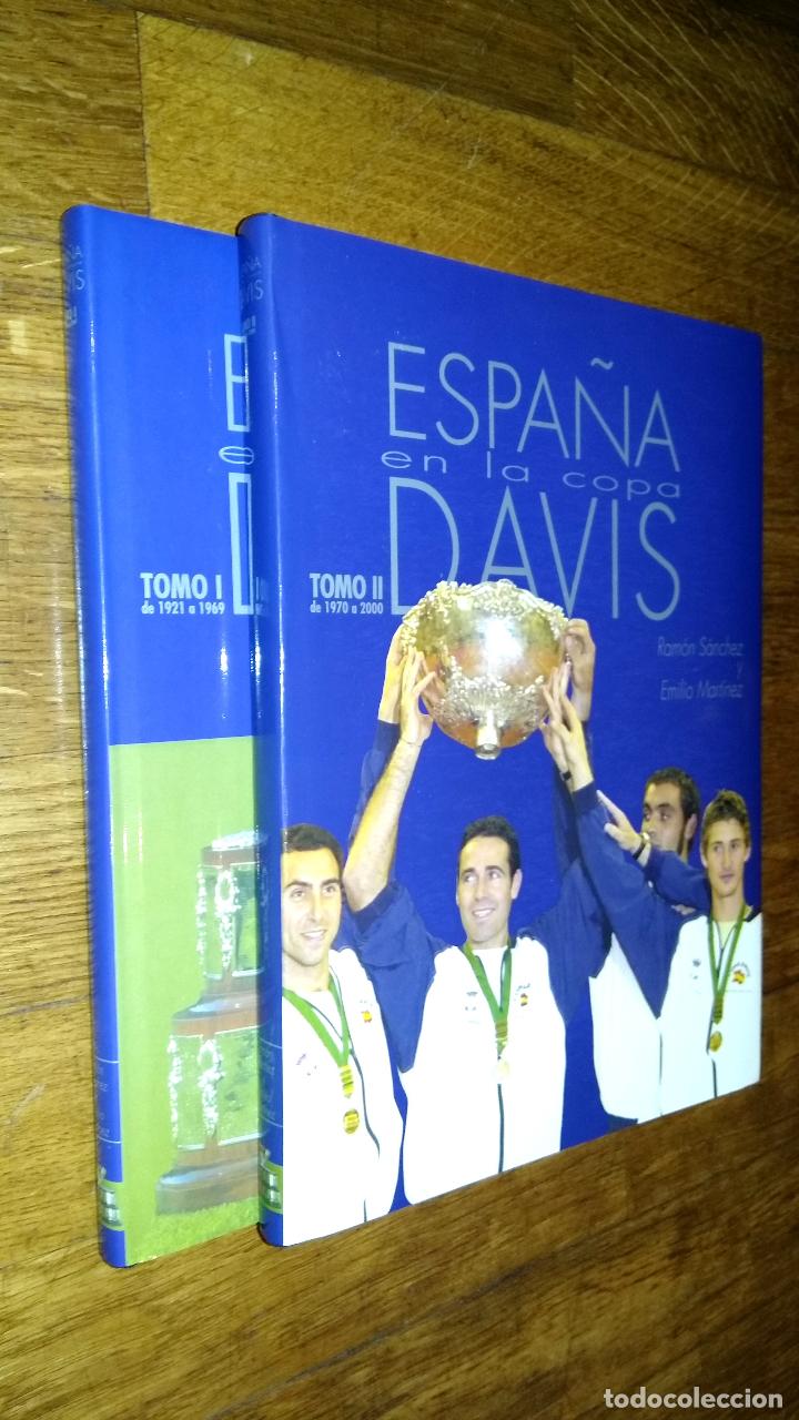 Coleccionismo deportivo: Espa&ntilde;a en la copa Davis I y II / Ramon S&aacute;nchez y Emilio Mart&iacute;nez - Foto 1