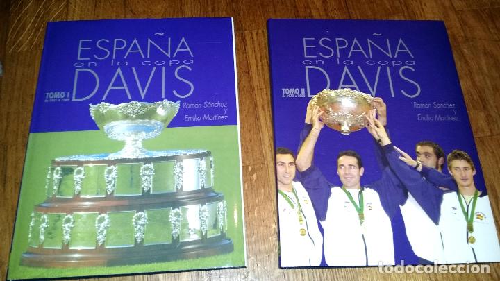 Coleccionismo deportivo: Espa&ntilde;a en la copa Davis I y II / Ramon S&aacute;nchez y Emilio Mart&iacute;nez - Foto 2