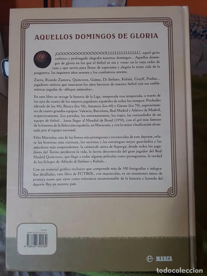 Coleccionismo deportivo: AQUELLOS DOMINGOS DE GLORIA-2002-EDITORIAL MARCA - Foto 3