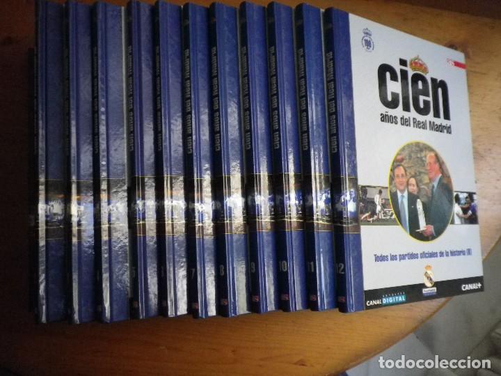 Coleccionismo deportivo: CIEN A&Ntilde;OS DEL REAL MADRID AS 12 TOMOS - Foto 2