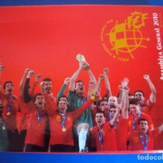 Coleccionismo deportivo: (LI-171243)REAL FEDERACION ESPAÑOLA DE FUTBOL - ASAMBLEA GENERAL 2010 - EXCLUSIVO DIRECTIVOS