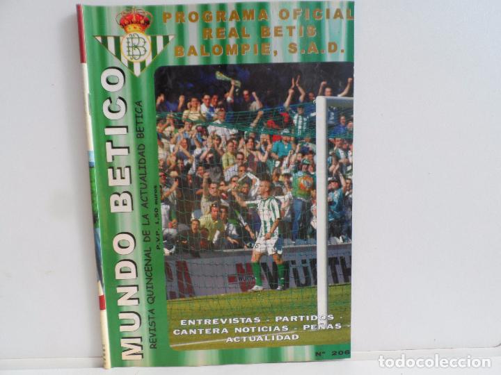 Coleccionismo deportivo: MUNDO BETICO N&ordm; 206 - Foto 1