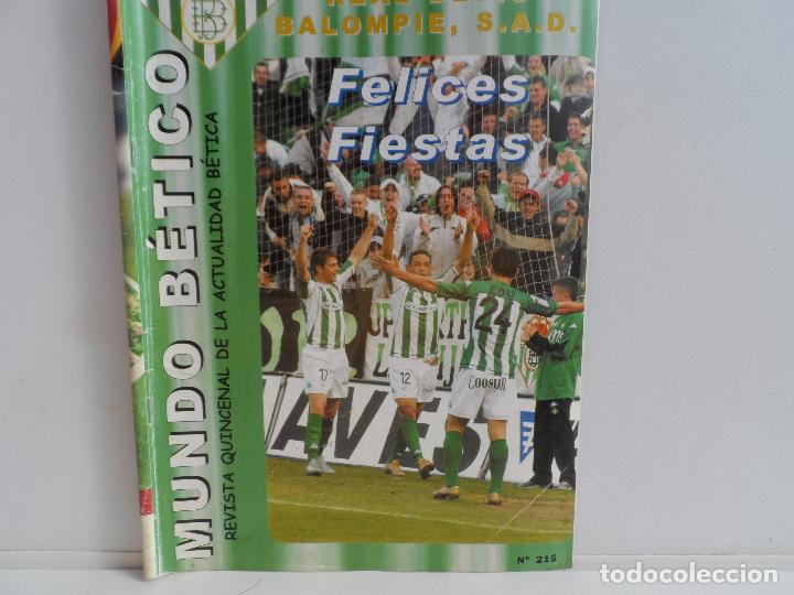 Coleccionismo deportivo: MUNDO BETICO N&ordm; 215 - Foto 1
