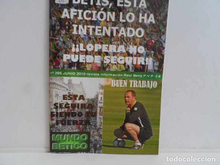 Coleccionismo deportivo: MUNDO BETICO N&ordm; 295 - Foto 1
