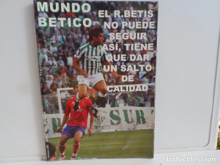 Coleccionismo deportivo: MUNDO BETICO N&ordm; 283 - Foto 1