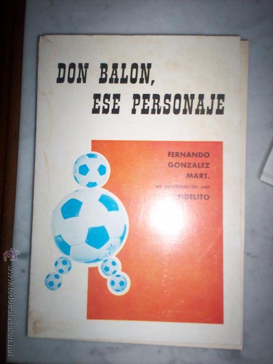 Coleccionismo deportivo: Don balon ese personaje - Foto 1