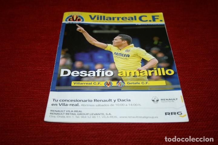 Coleccionismo deportivo: PROGRAMA FUTBOL VILLARREAL - GETAFE 17-18 - Foto 1