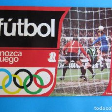 Coleccionismo deportivo: FÚTBOL. CONOZCA EL JUEGO Nº 1. EDICIONES AURA, BARCELONA, 1976.
