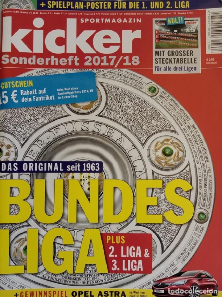 Kicker. - Bundesliga Sonderheft 2017/18 - Extra - Vendido En Venta ...