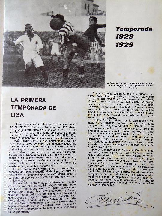 Coleccionismo deportivo: L-.4918. FUTBOL. HISTORIA DE LA LIGA. 2 VOLUMENES. AÑO 1970. LIGA DE 1928-29 A 1969-7 - Foto 2 - 127864939