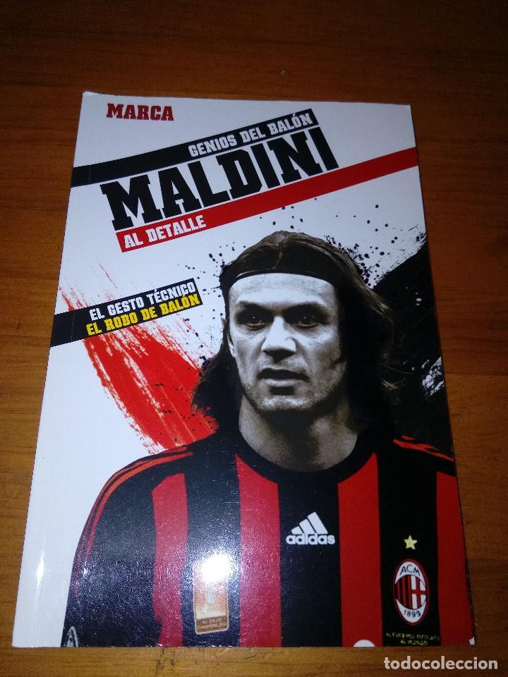 Coleccionismo deportivo: GENIOS DEL BAL&Oacute;N AL DETALLE. MARCA. MALDINI. EST23B4 - Foto 1