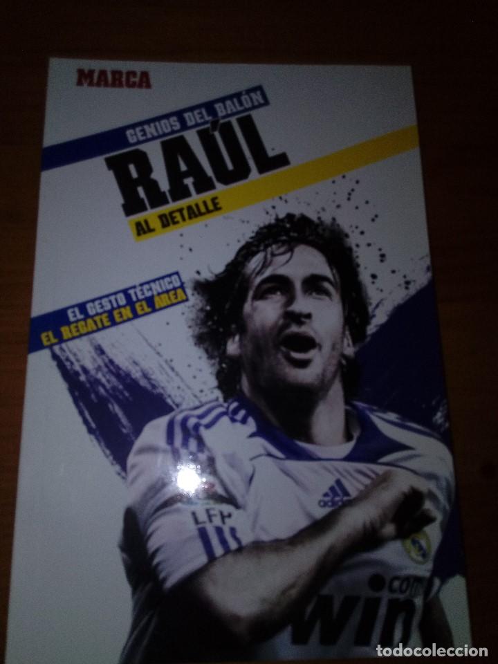 Coleccionismo deportivo: GENIOS DEL BAL&Oacute;N AL DETALLE. MARCA. RA&Uacute;L. ET23B4 - Foto 1