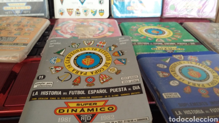 Coleccionismo deportivo: Anuarios Din&aacute;micos. D&eacute;cada del 80 al 90..... 10 LIBRILLOS y sus adjuntos. - Foto 2