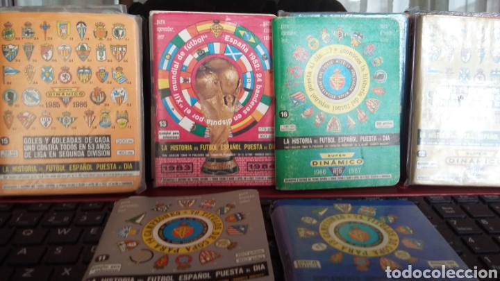 Coleccionismo deportivo: Anuarios Din&aacute;micos. D&eacute;cada del 80 al 90..... 10 LIBRILLOS y sus adjuntos. - Foto 3