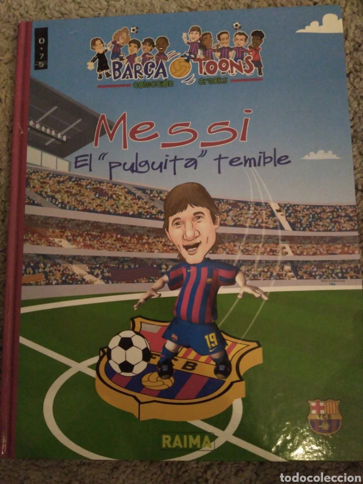 Coleccionismo deportivo: Messi. El Pulguita temible. Bar&ccedil;a Toons. Raima - Foto 1