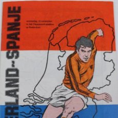 Coleccionismo deportivo: PO-24.PROGRAMA OFICIAL HOLANDA-ESPAÑA, EN NEERLANDÉS. 16.11.1983. EUROCOPA GRUPO VII. Lote 141571242
