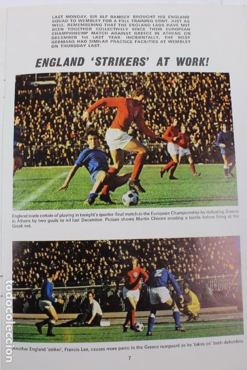 Coleccionismo deportivo: PO-23.ENGLAND - WEST GERMANY. 19.04.1972, OFFICIAL PROGRAMME EUROPEAN FOOTBALL CHAMPIONSHIP. - Foto 4 - 141572110