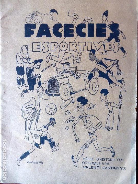 FUT-74. FACECIES ESPORTIVES. APLEC D'HISTORIETES ORIGINALS DE VALENTÍ CASTANYS. (Coleccionismo Deportivo - Libros de Fútbol)