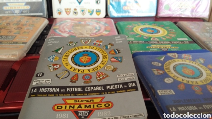 Coleccionismo deportivo: Anuarios Din&aacute;micos de los 80. D&eacute;cada completa....todos. - Foto 3