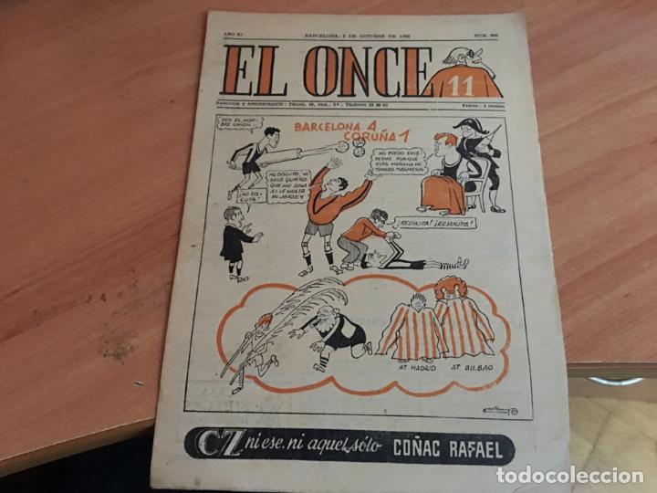 Coleccionismo deportivo: EL ONCE N&ordm; 560 3 OCTUBRE 1955 (COM17) - Foto 1