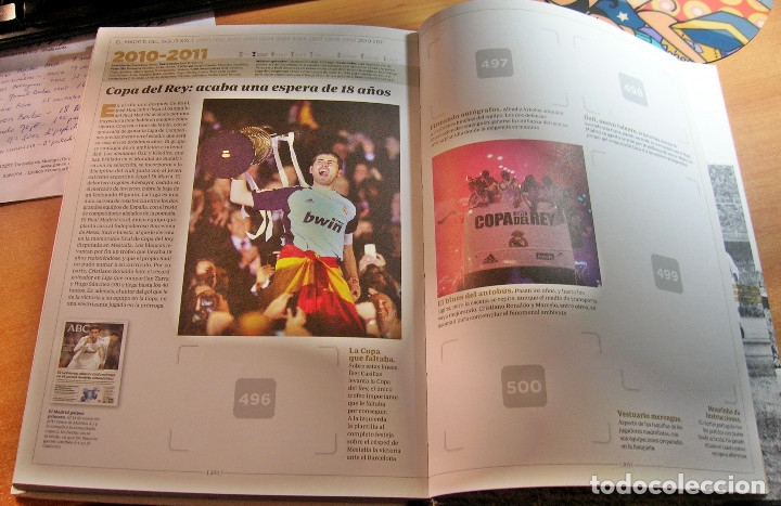 Coleccionismo deportivo: LIBRO HISTORIA DEL REAL MADRID POR ABC LEER - Foto 2