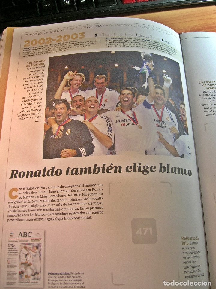 Coleccionismo deportivo: LIBRO HISTORIA DEL REAL MADRID POR ABC LEER - Foto 8