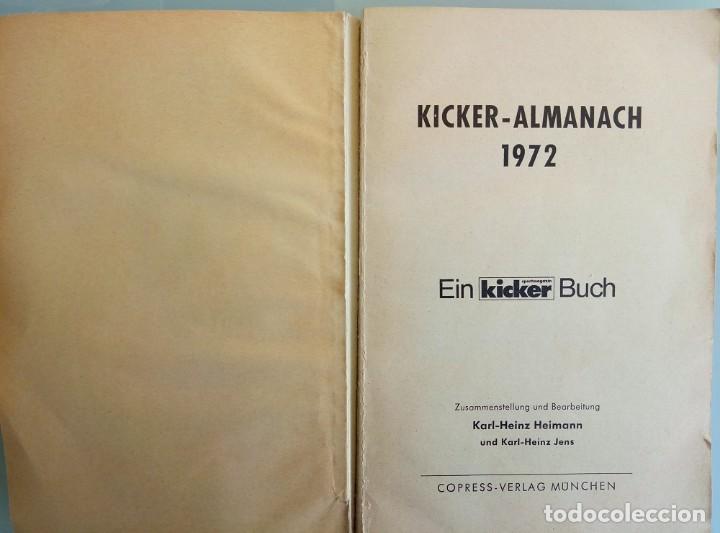 Coleccionismo deportivo: KICKER. - ALMANACH 1972.# - Foto 3
