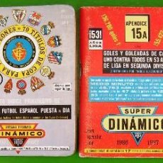 Coleccionismo deportivo: LOTE 4 SUPER DINAMICO LIGAS 1977-78, 1981-82, 1986-87, 1987-88