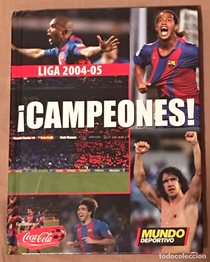 Coleccionismo deportivo: Libro CD Bar&ccedil;a Campe&oacute;n liga 2004-5 - Foto 1
