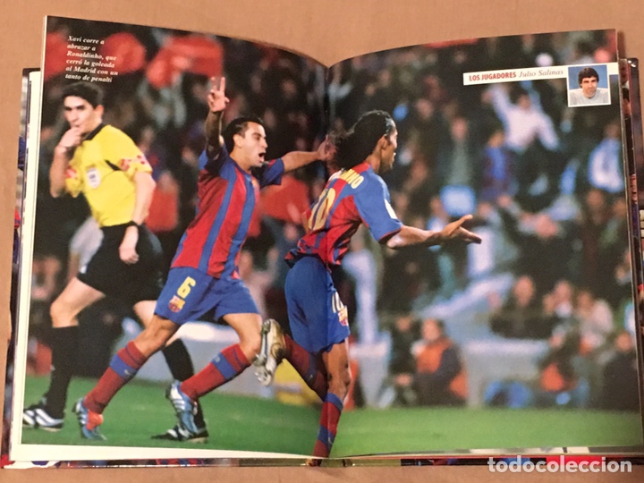 Coleccionismo deportivo: Libro CD Bar&ccedil;a Campe&oacute;n liga 2004-5 - Foto 3