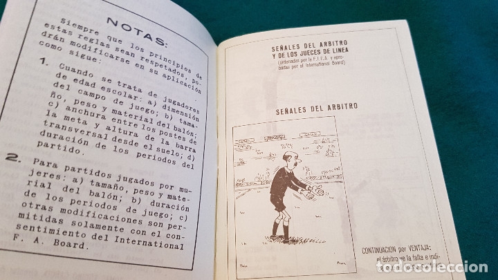 Coleccionismo deportivo: LAS REGLAS DEL FUTBOL (1981) - Foto 7