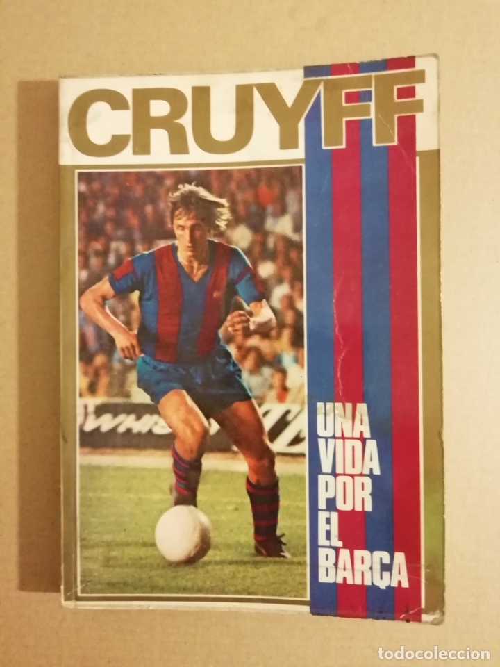 Coleccionismo deportivo: CRUYFF UNA VIDA POR EL BAR&Ccedil;A - Foto 1