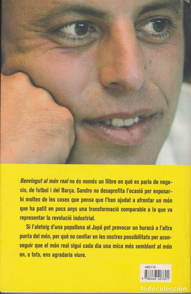 Coleccionismo deportivo: BENVINGUT AL M&Oacute;N REAL. SANDRO ROSELL , EN CATAL&Aacute;N - Foto 2
