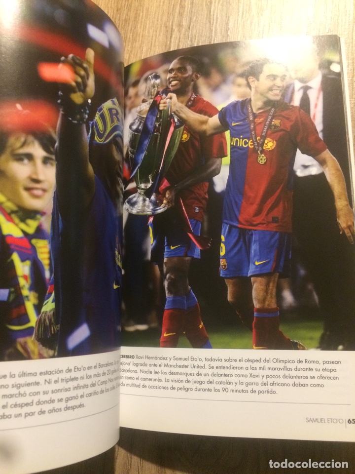 Coleccionismo deportivo: ETO&rsquo;O - GENIOS DEL BAL&Oacute;N- MARCA - Foto 2