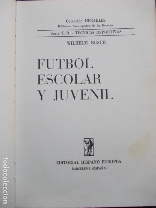 Coleccionismo deportivo: F&Uacute;TBOL ESCOLAR Y JUVENIL WILHELM BUSCH - Foto 3