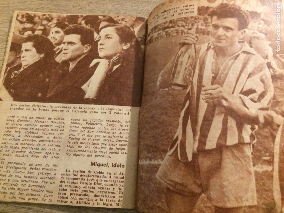 Coleccionismo deportivo: MIGUEL - &Iacute;DOLOS DEL DEPORTE (n.3)- - Foto 2