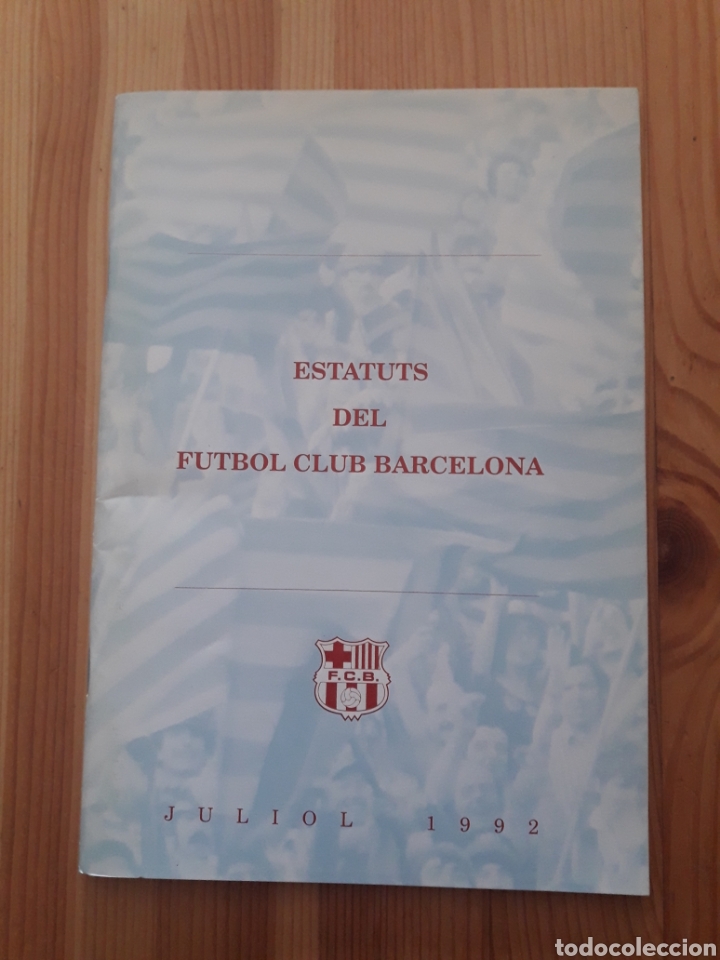 Coleccionismo deportivo: estatuts fc barcelona 1992 - Foto 1
