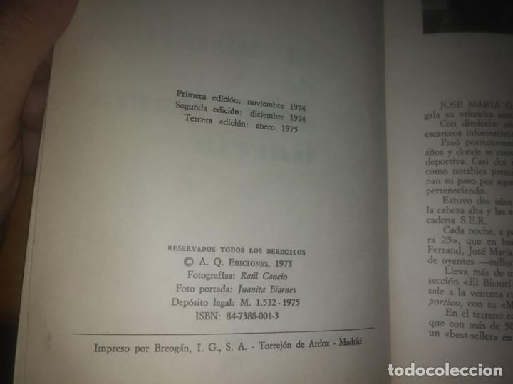 Coleccionismo deportivo: LIBRO: EL BISTUR&Iacute; DE JOS&Eacute; MAR&Iacute;A GARC&Iacute;A - Foto 2
