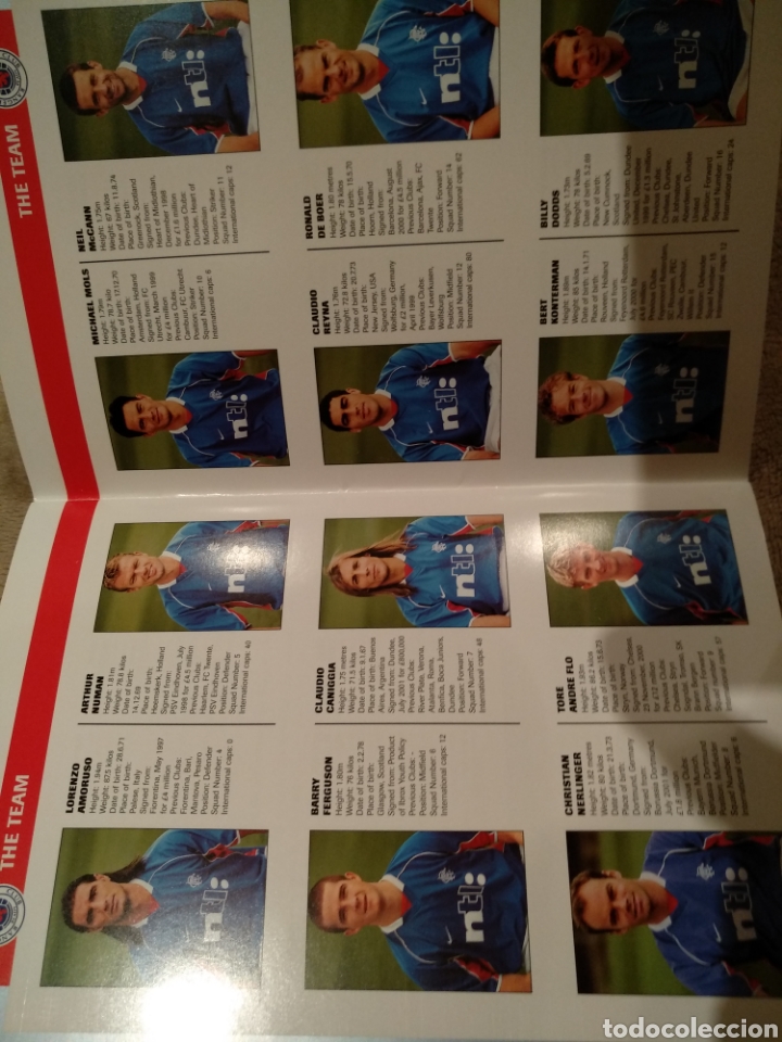 Coleccionismo deportivo: Mini folletos/libros Glasgow Rangers - Foto 3
