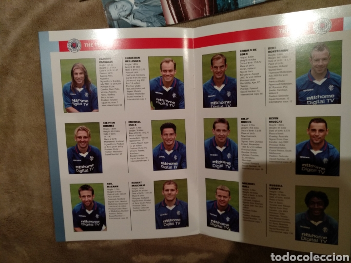 Coleccionismo deportivo: Mini folletos/libros Glasgow Rangers - Foto 4