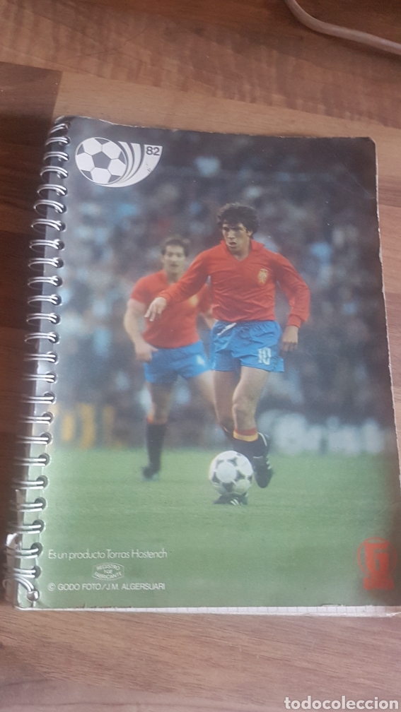Coleccionismo deportivo: Cuaderno Espa&ntilde;a 82 Enri - Foto 1