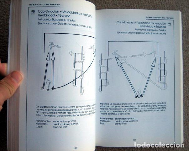 Coleccionismo deportivo: Futbol: 252 ejercicios de portero, de Alejandro Curbelo Machado y Gerardo Vi&ntilde;ales Dur&aacute;n - Foto 3