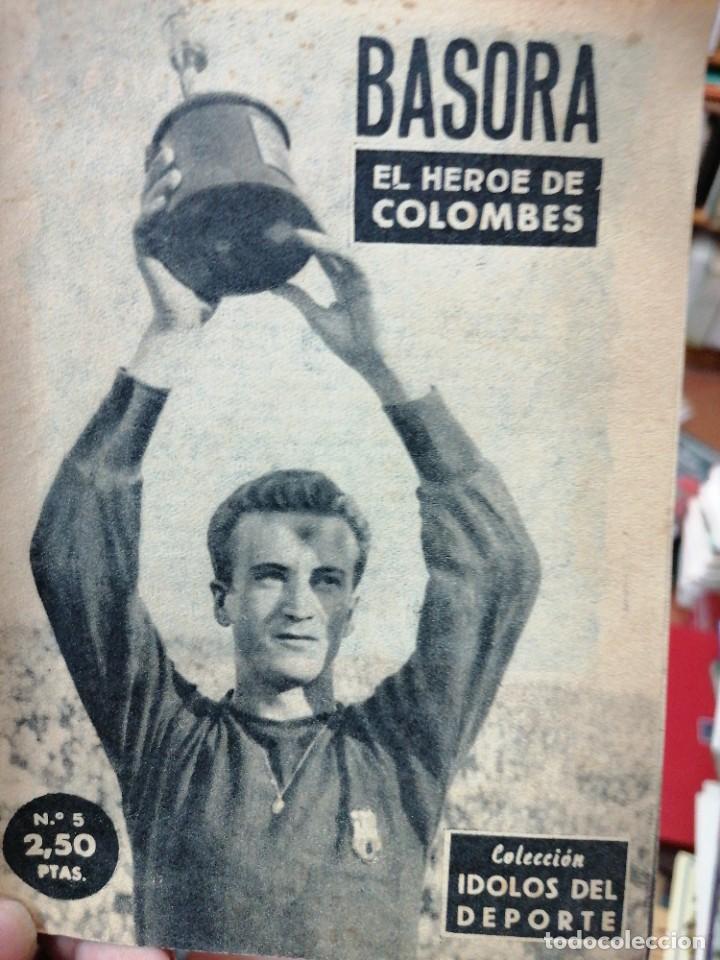 Coleccionismo deportivo: Basora. El h&eacute;roe de Colombres. &Iacute;dolos del deporte. N. 5 - Foto 1