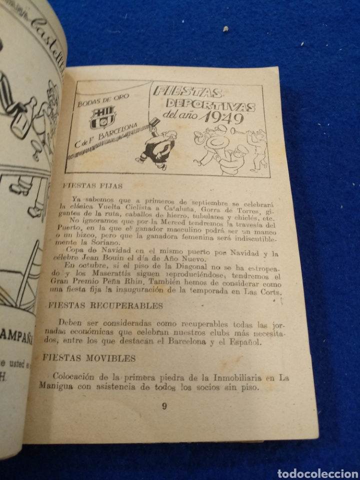 Coleccionismo deportivo: Almanaque de bolsillo 1949 El Once. - Foto 3