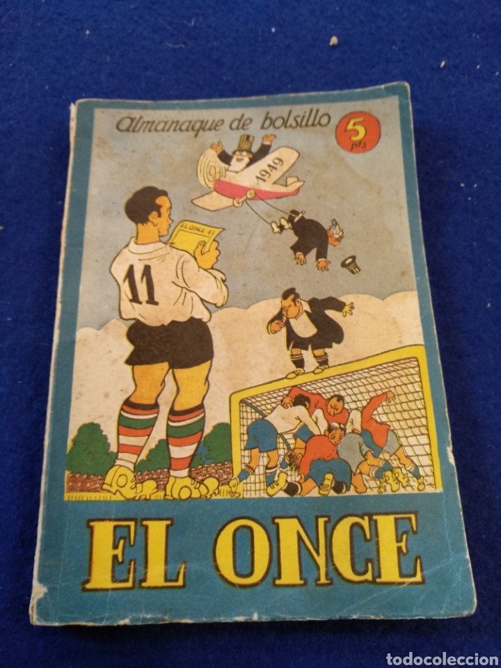 Coleccionismo deportivo: Almanaque de bolsillo 1949 El Once. - Foto 1