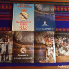Coleccionismo deportivo: REAL MADRID MEMORIA ANUAL 2006 07 CON PÓSTER Y HISTORIA DE LOS GRANDES CLUBS 1902 1991. DIARIO AS.. Lote 227483960