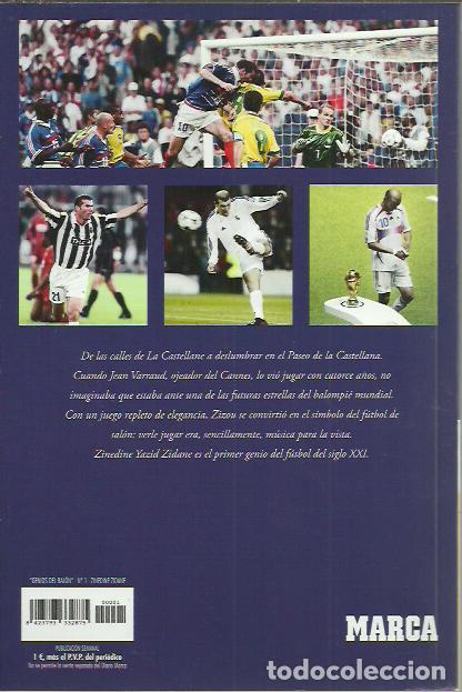 Coleccionismo deportivo: Zidane.Genios del Balon,1.Marca 2012. - Foto 2