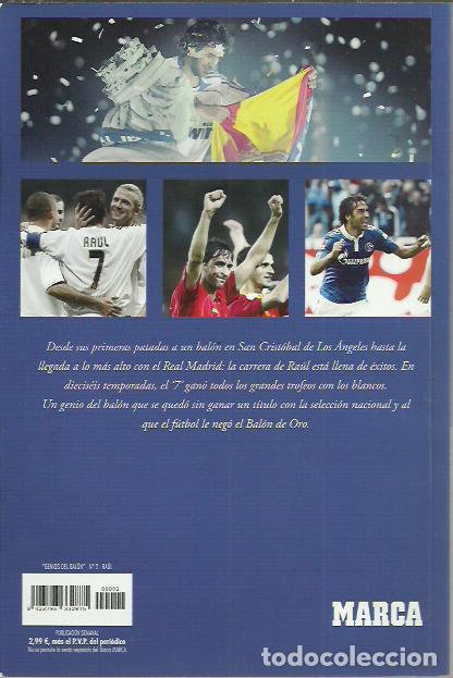 Coleccionismo deportivo: Raul.Genios del Balon,2.Marca 2012. - Foto 2